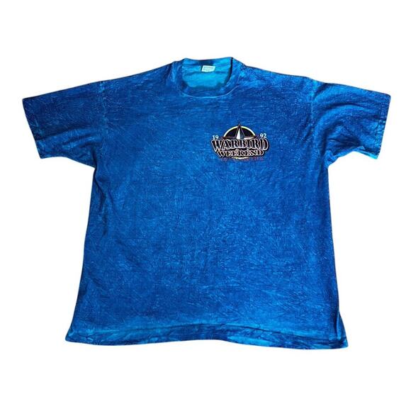 Vintage 1992 Warbird Weekend Florida Double Sided T Shirt Single Stitch XL USA - Picture 2 of 6